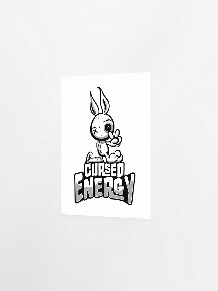 Cute & Creepy "Cursed Energy" Voodoo Doll Poster product image (10)