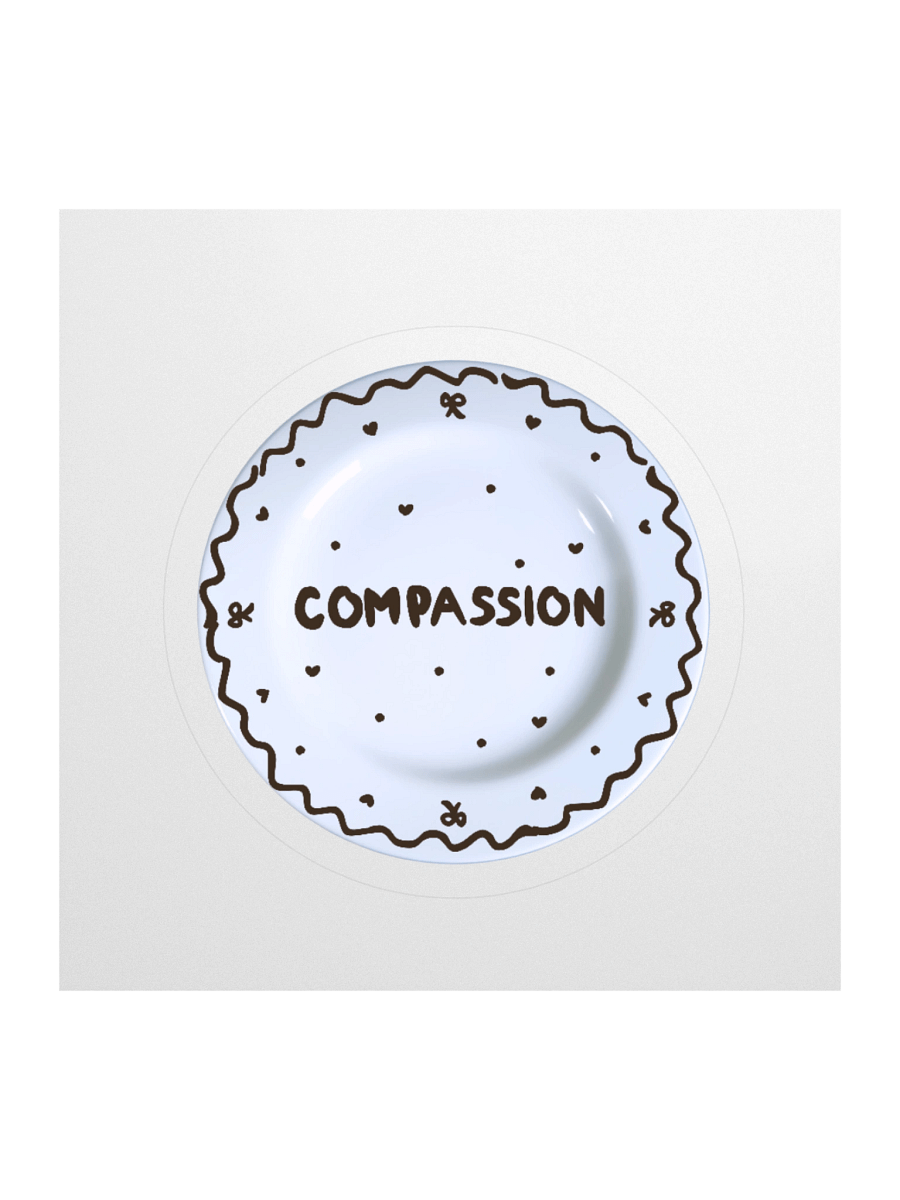 You Are What You Eat - Compassion Doodle Kiss Cut Stickers product image (2)
