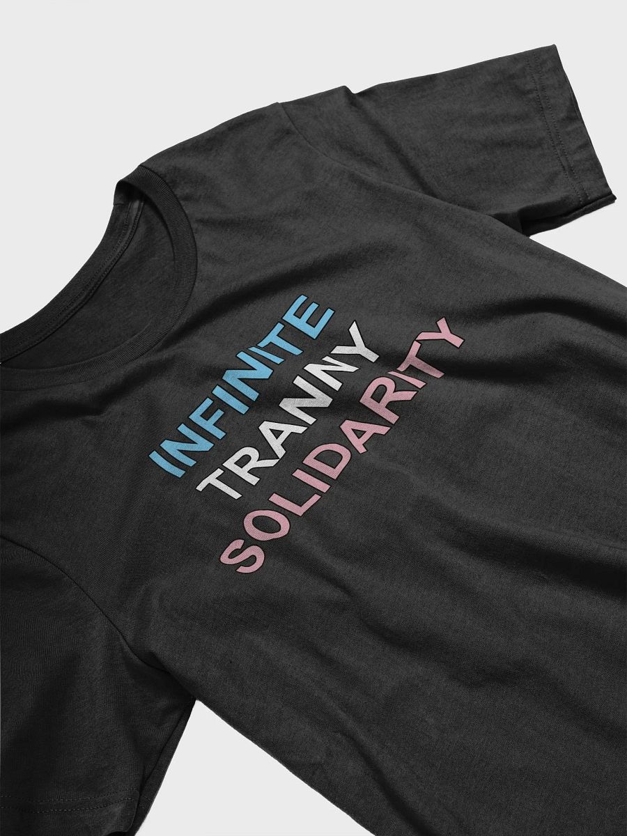 INFINITE TRANNY SOLIDARITY Cotton T-shirt product image (23)