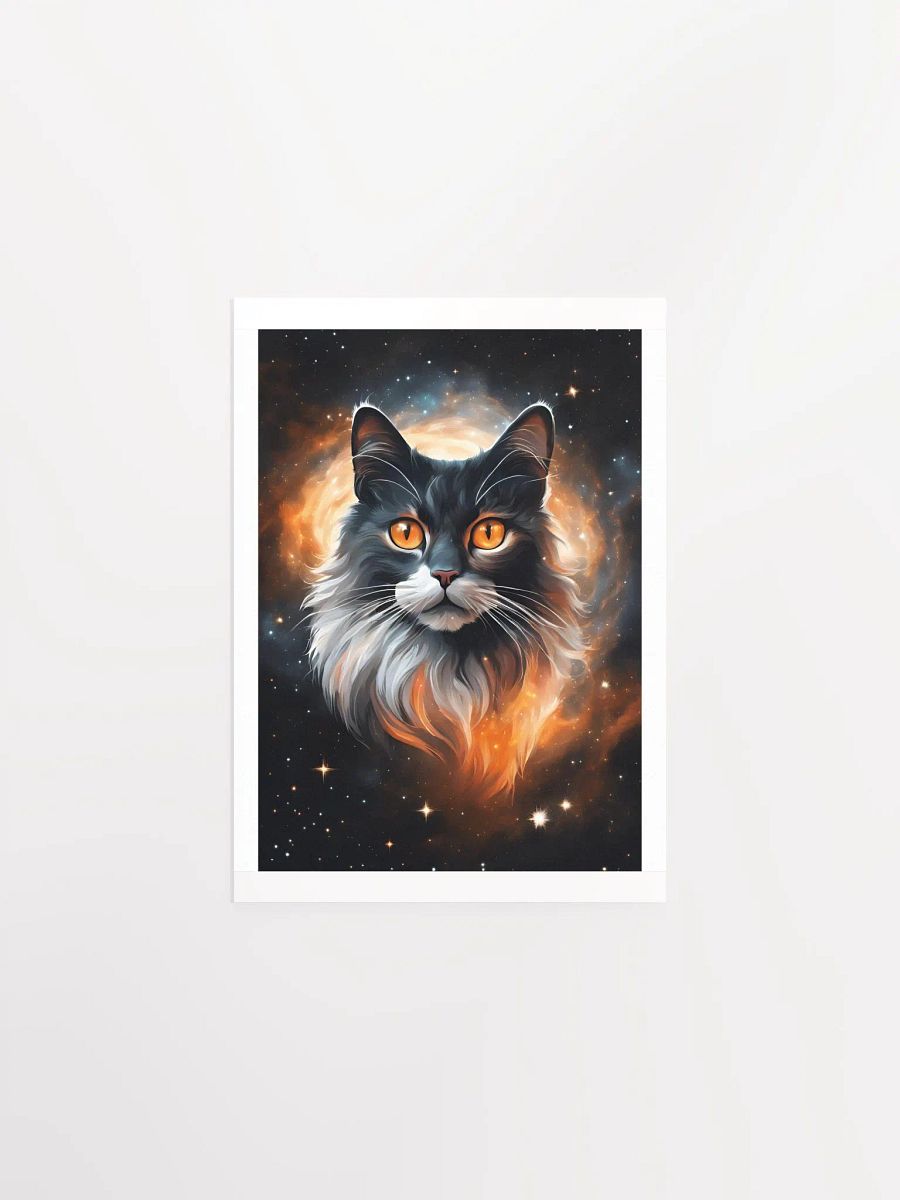 Cosmic Main Coon Cat Fantasy Poster product image (2)