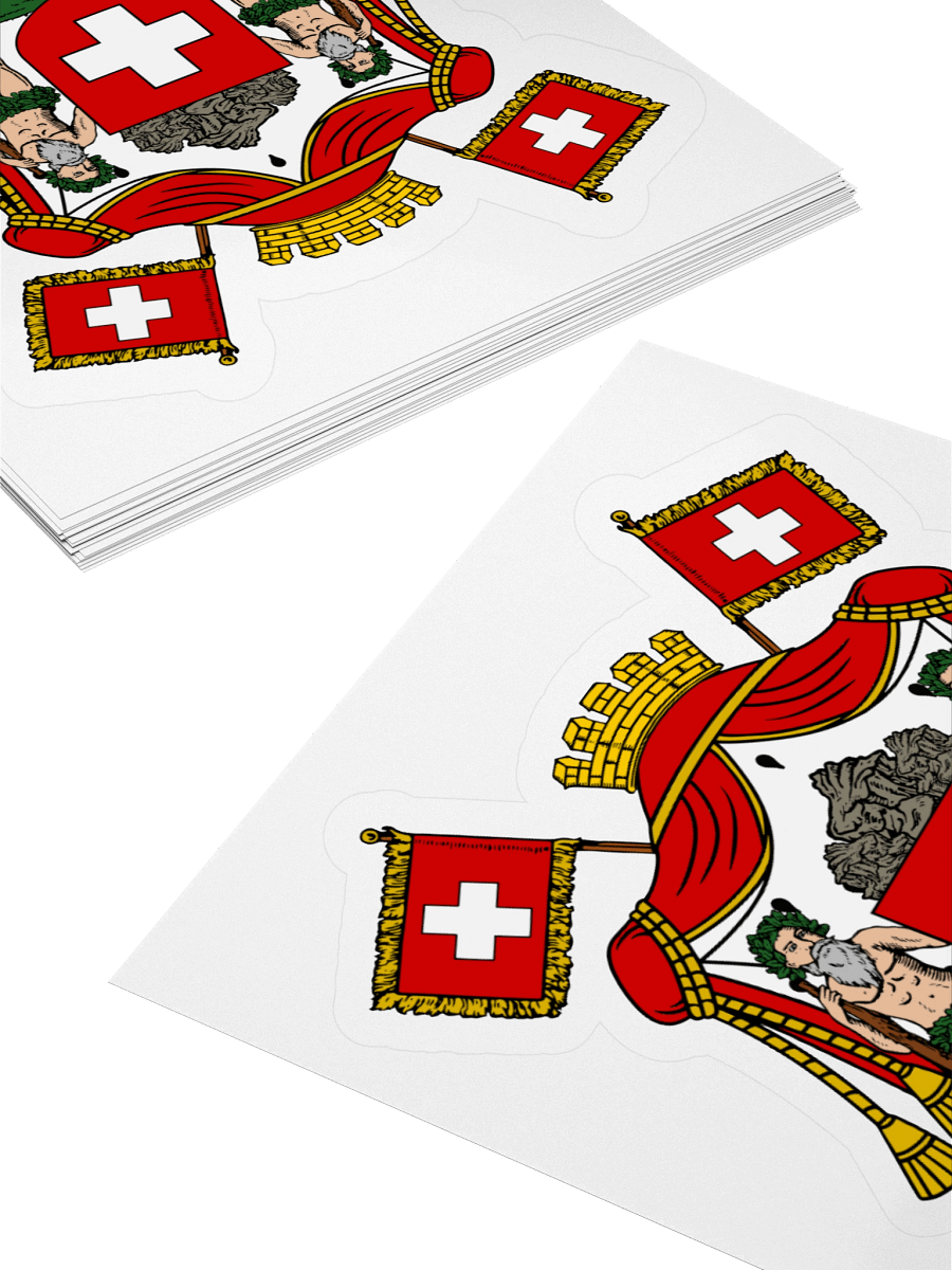 The Shield of Switzerland Kiss Cut Sticker product image (11)