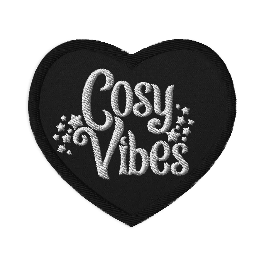 I Heart Cosy Vibes Embroidered Patch product image (1)