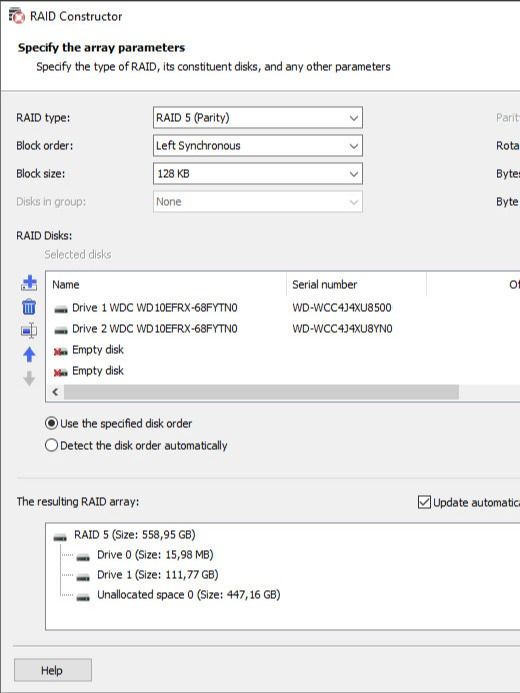 Hetman RAID Recovery - Recover damaged RAID arrays product image (5)