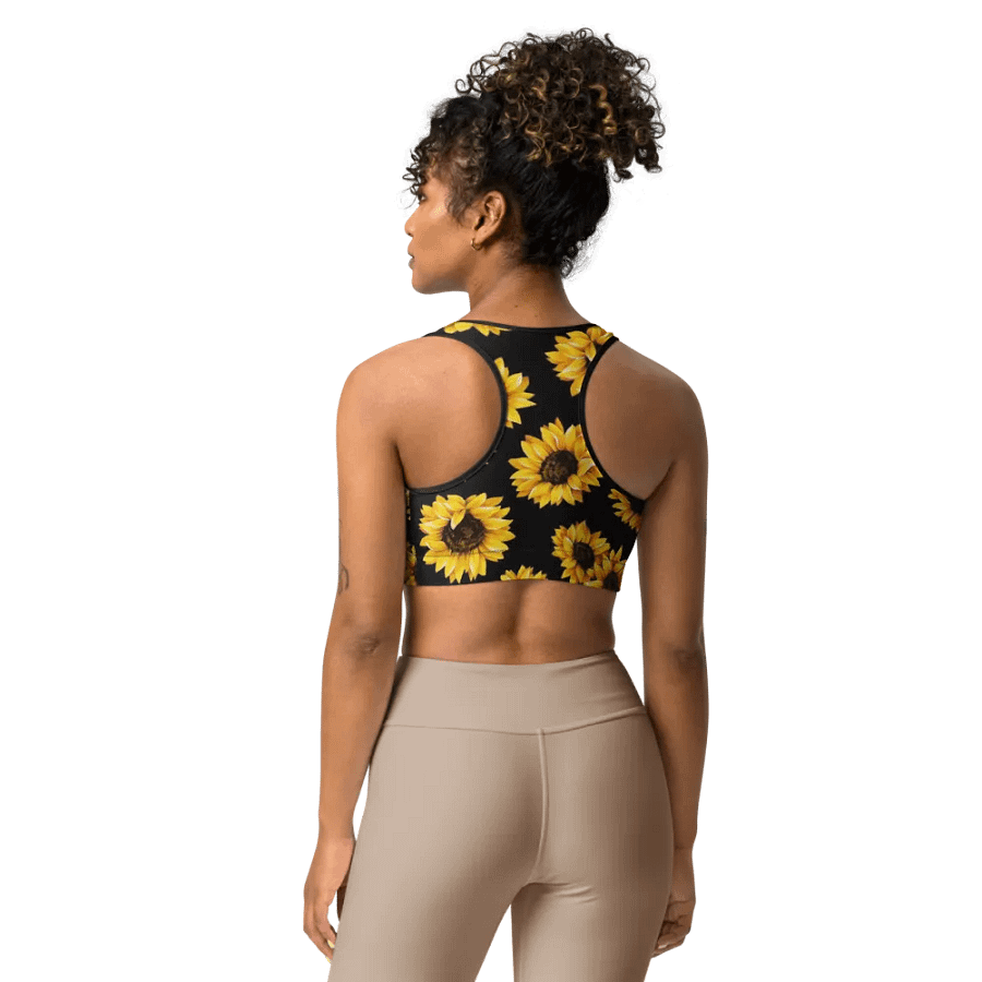 Sunflower Printed Sport's Bra product image (15)