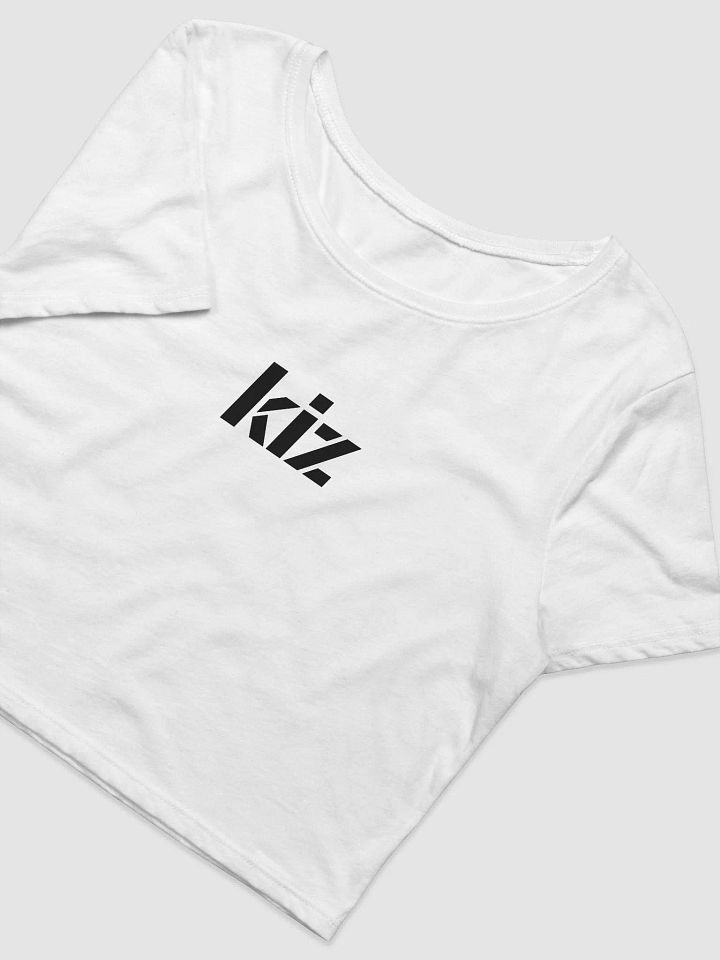 KIZ - PREMIUM CROP TEE - WHITE / FRONT product image (1)