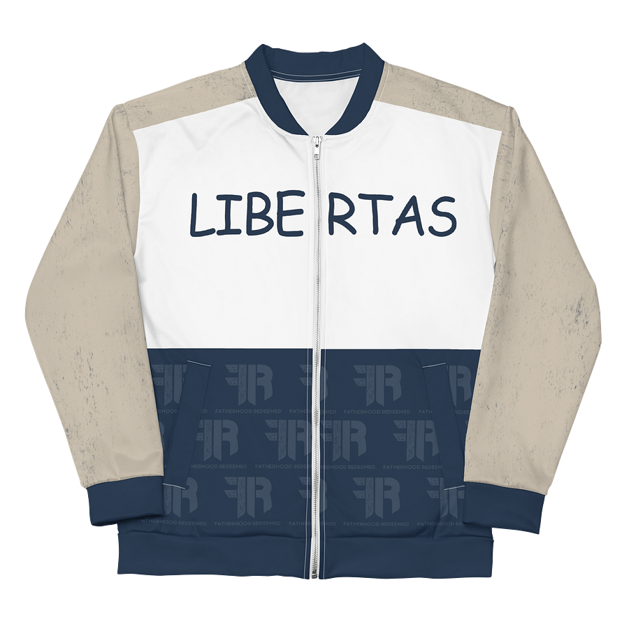 LIBERTAS BOMBER JACKET (TAN/NAVY) product image (1)