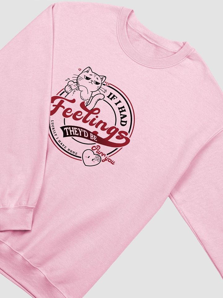 Paws Off My Heart - Crewneck Sweatshirt BLACK product image (1)