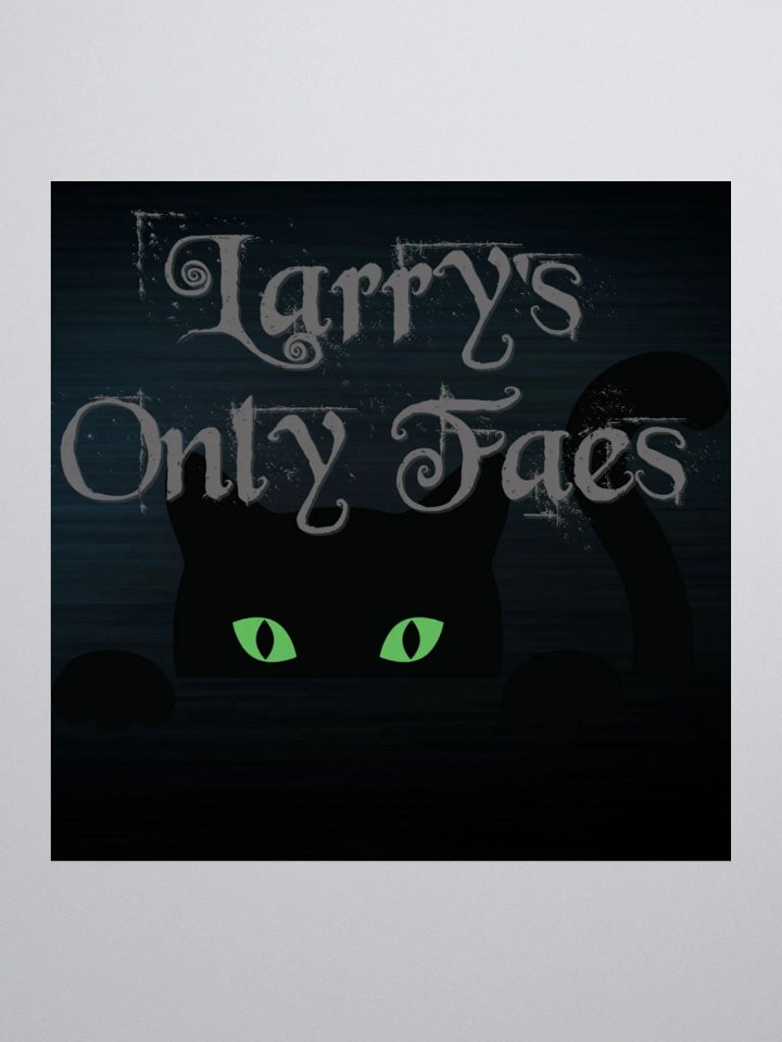 Larry's Only Faes Sticker product image (1)