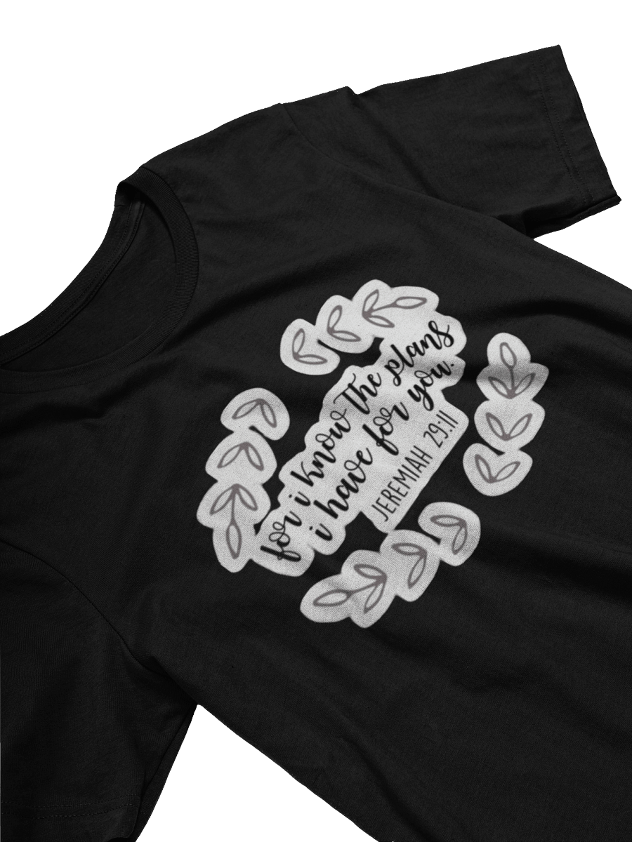 Jeremiah 29:11 Leaf Motif Tee product image (32)