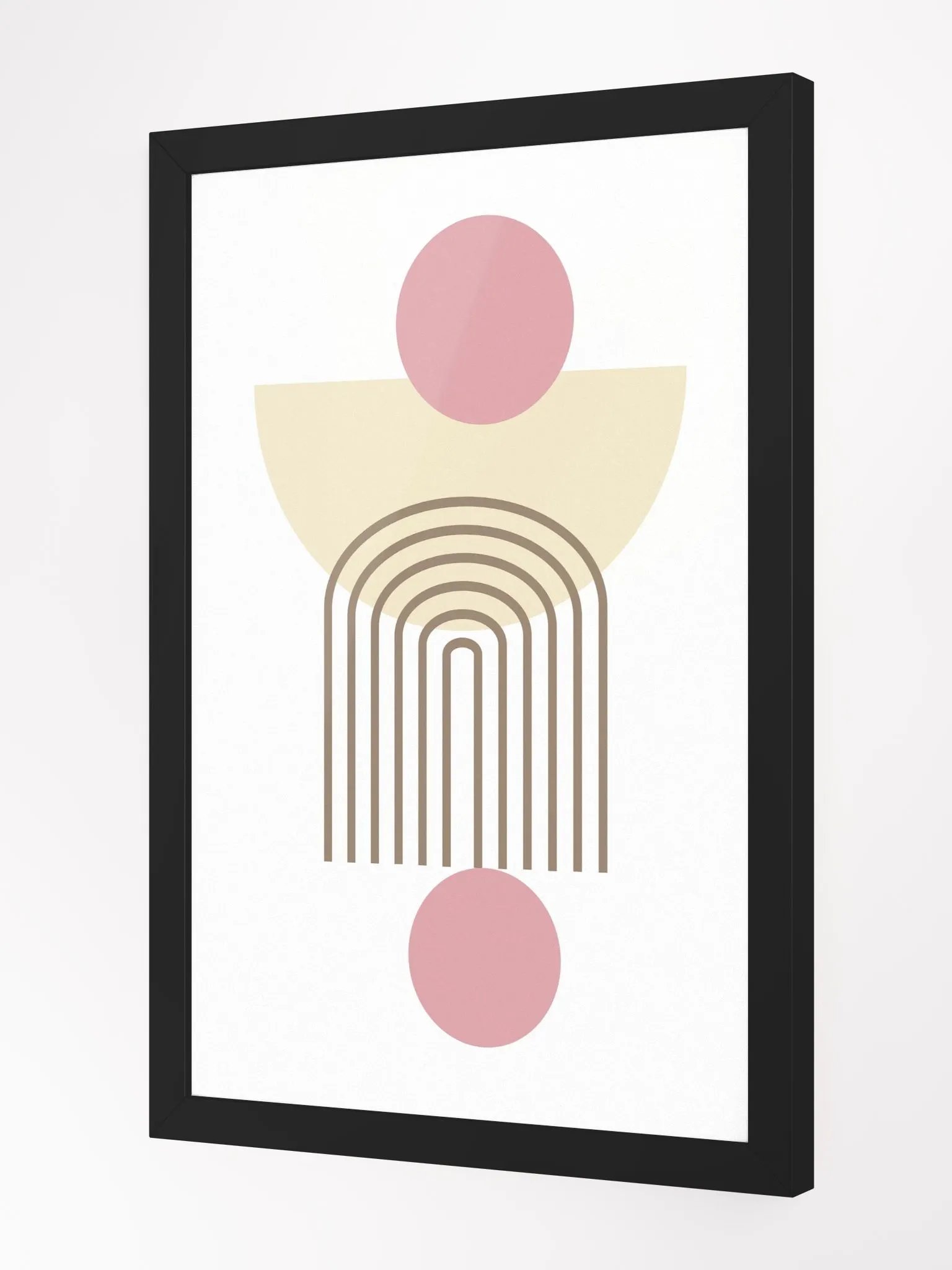 Geometric Harmony Framed Matte Poster product image (12)