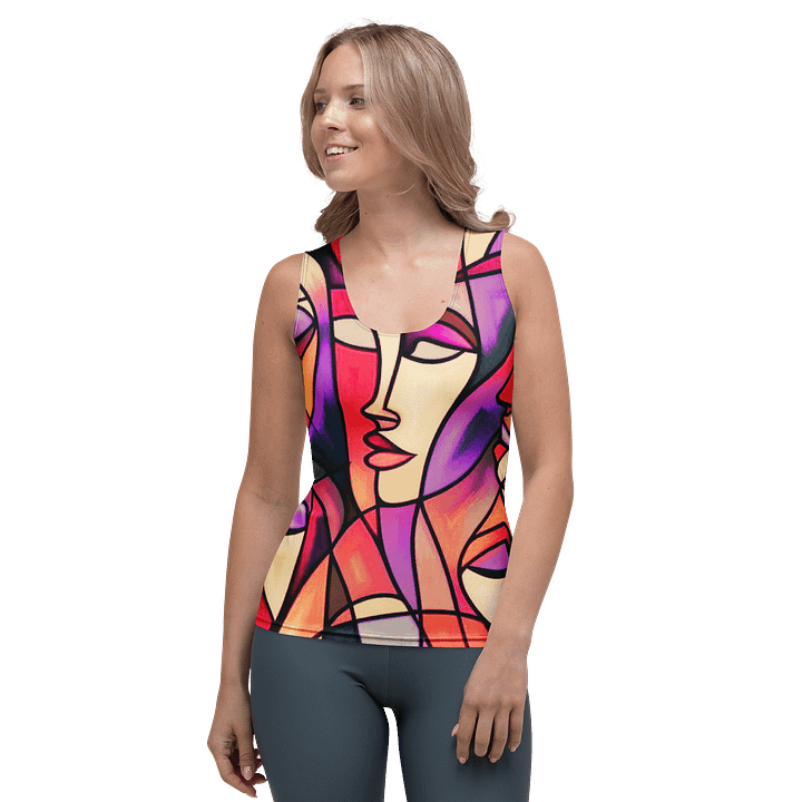 Womеns Faces Tank Top product image (1)
