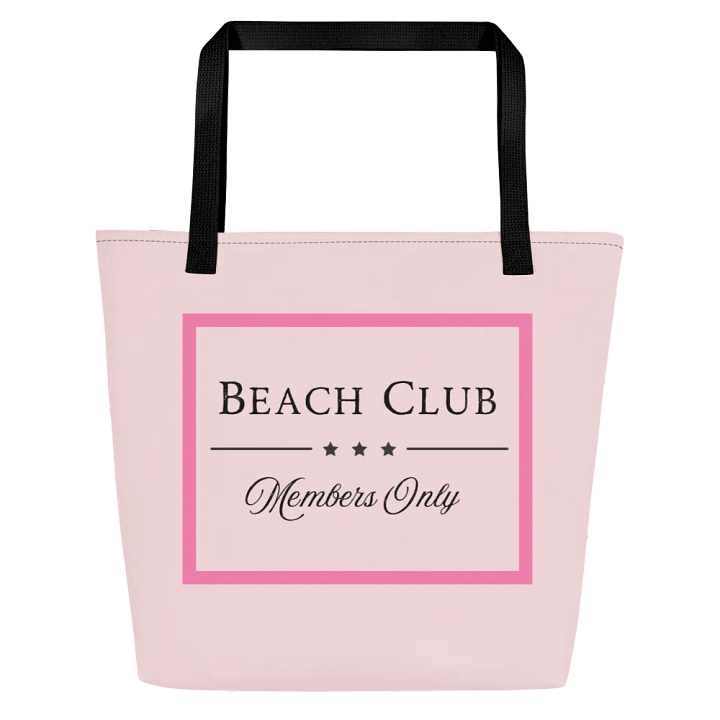 Exclusive Beach Club Tote Bag with Inside Pocket product image (1)