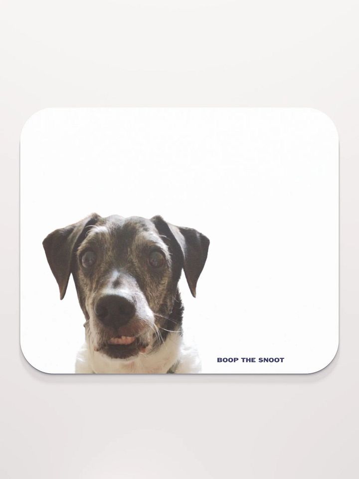Boop the Snoot mouse mat (white) product image (2)