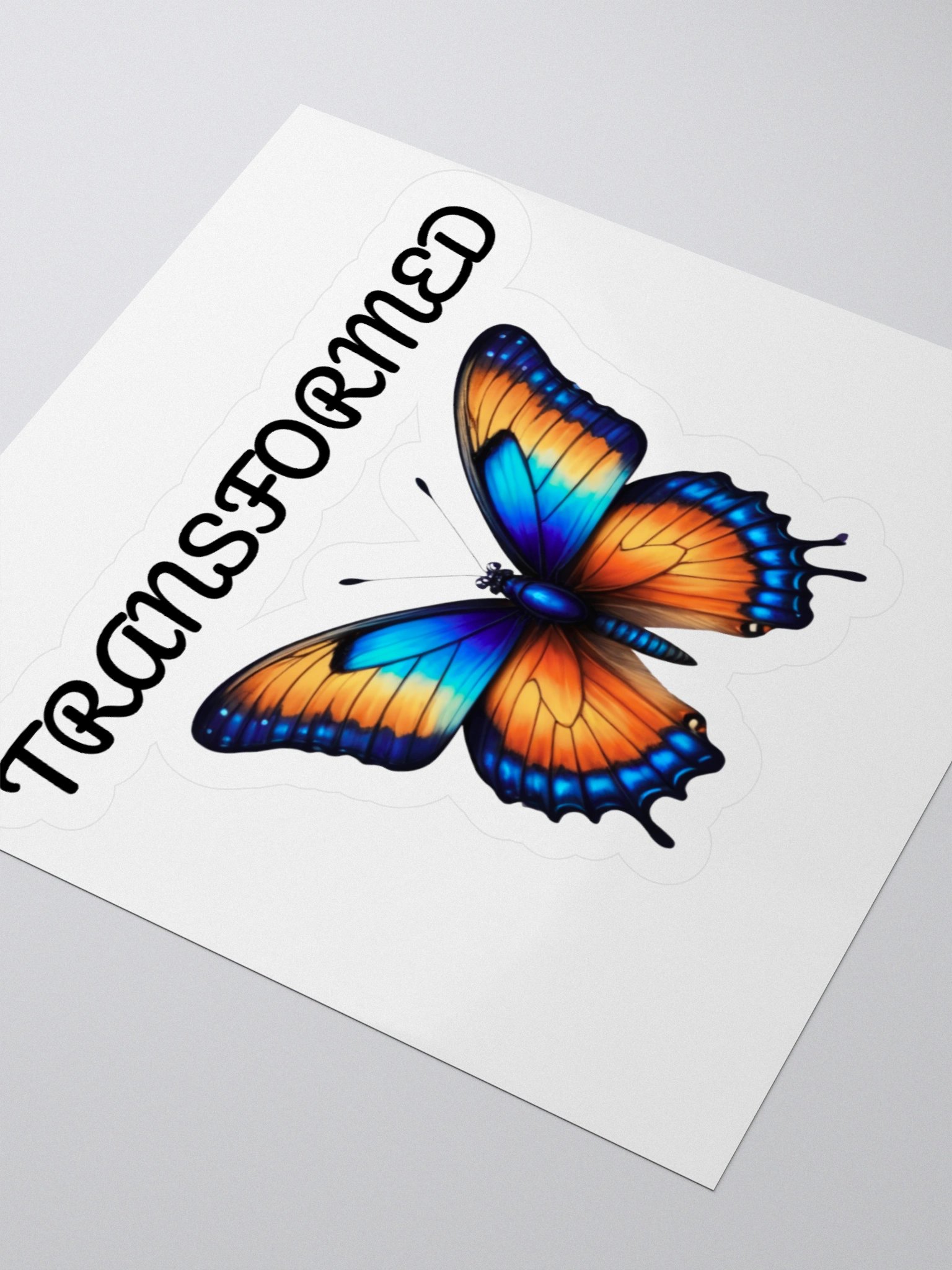 Vibrant Butterfly Kiss Cut Stickers product image (7)