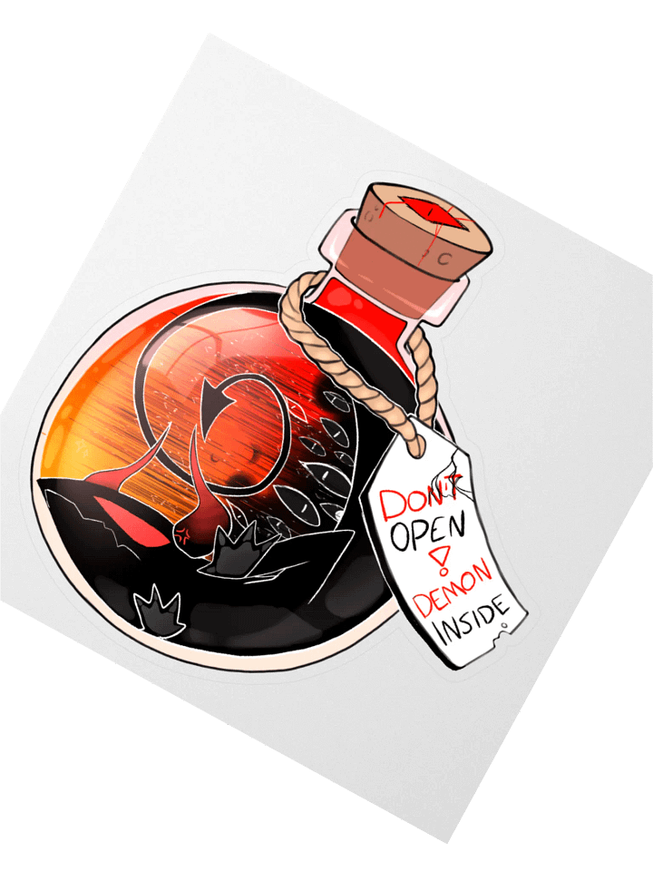 Demon in a bottle Sticker product image (4)