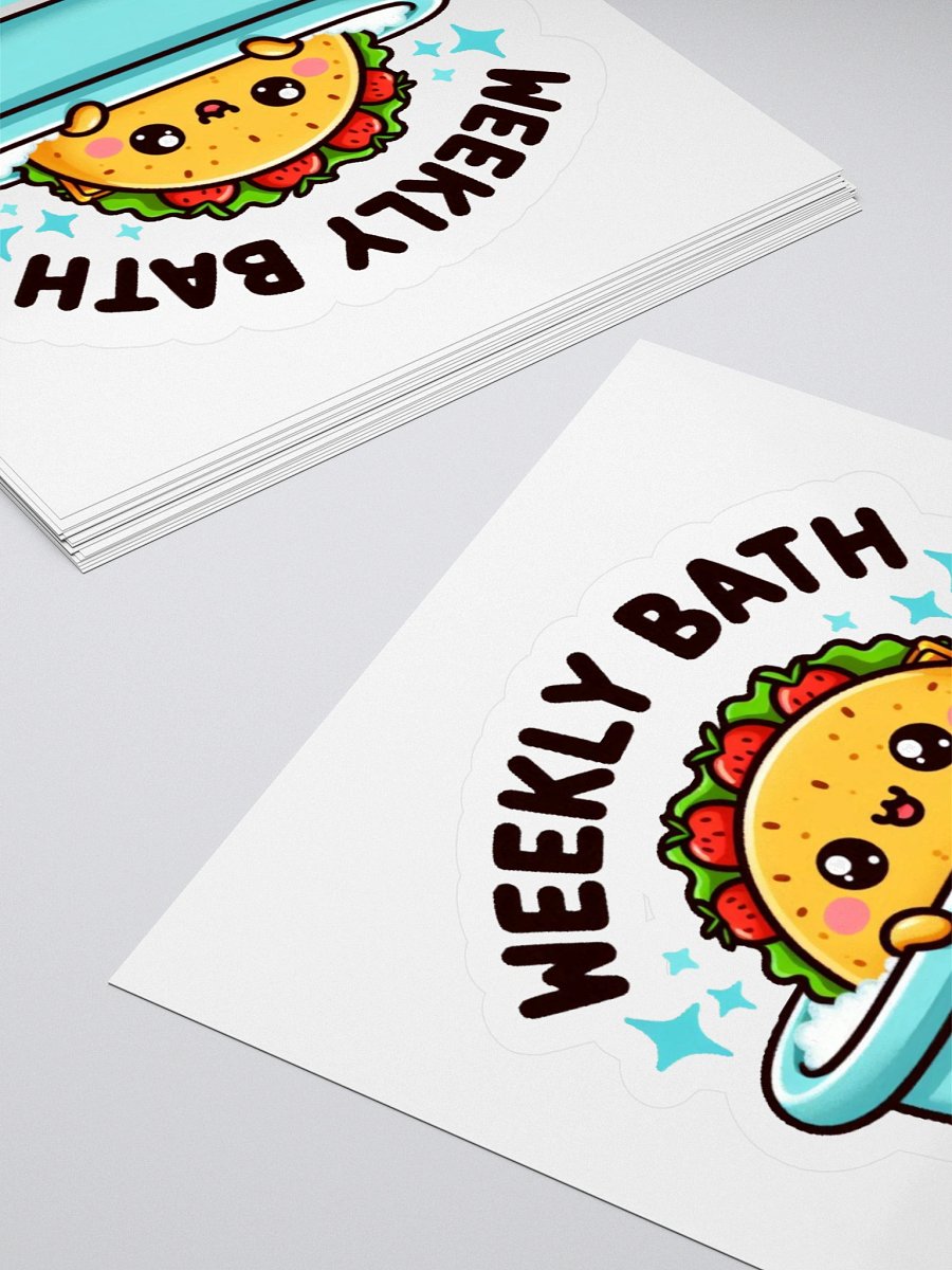 Taco Bathtub Fun Sticker Set product image (10)