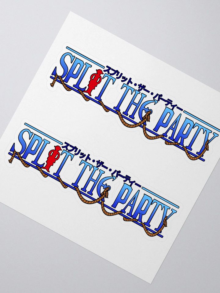Splitty D. Party (2 Pack) - Kiss Cut Parody Logo product image (2)