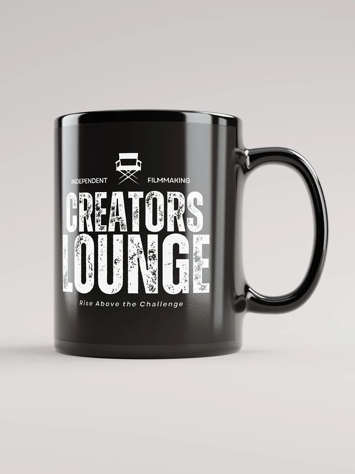 The Creators Lounge Black Glossy Mug product image (1)