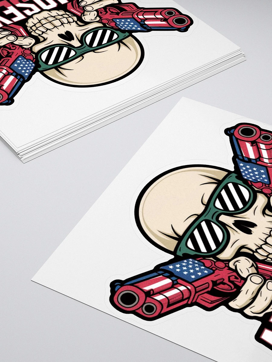 Ammosexual Patriot Skull Sticker product image (12)