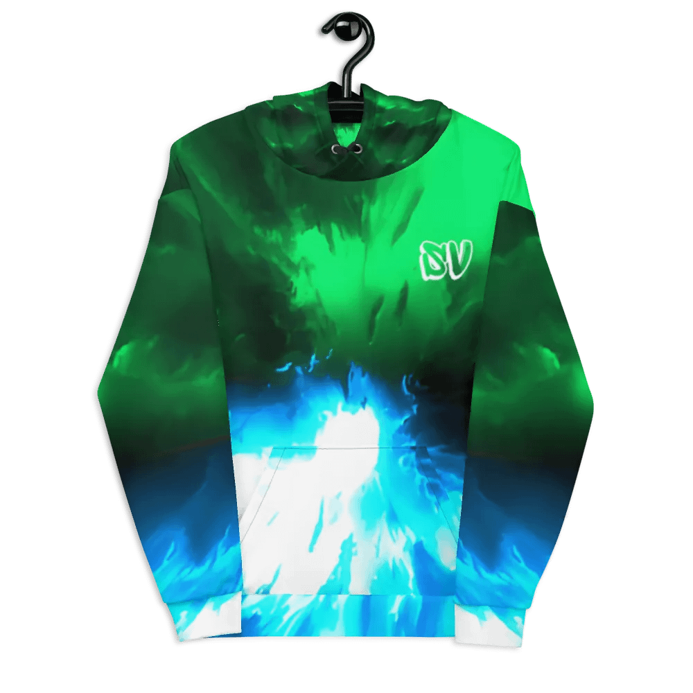 STRAIGHT VIBIN NEON COLOR FADE STYLE ZORO V RYUMA HOODIE product image (7)