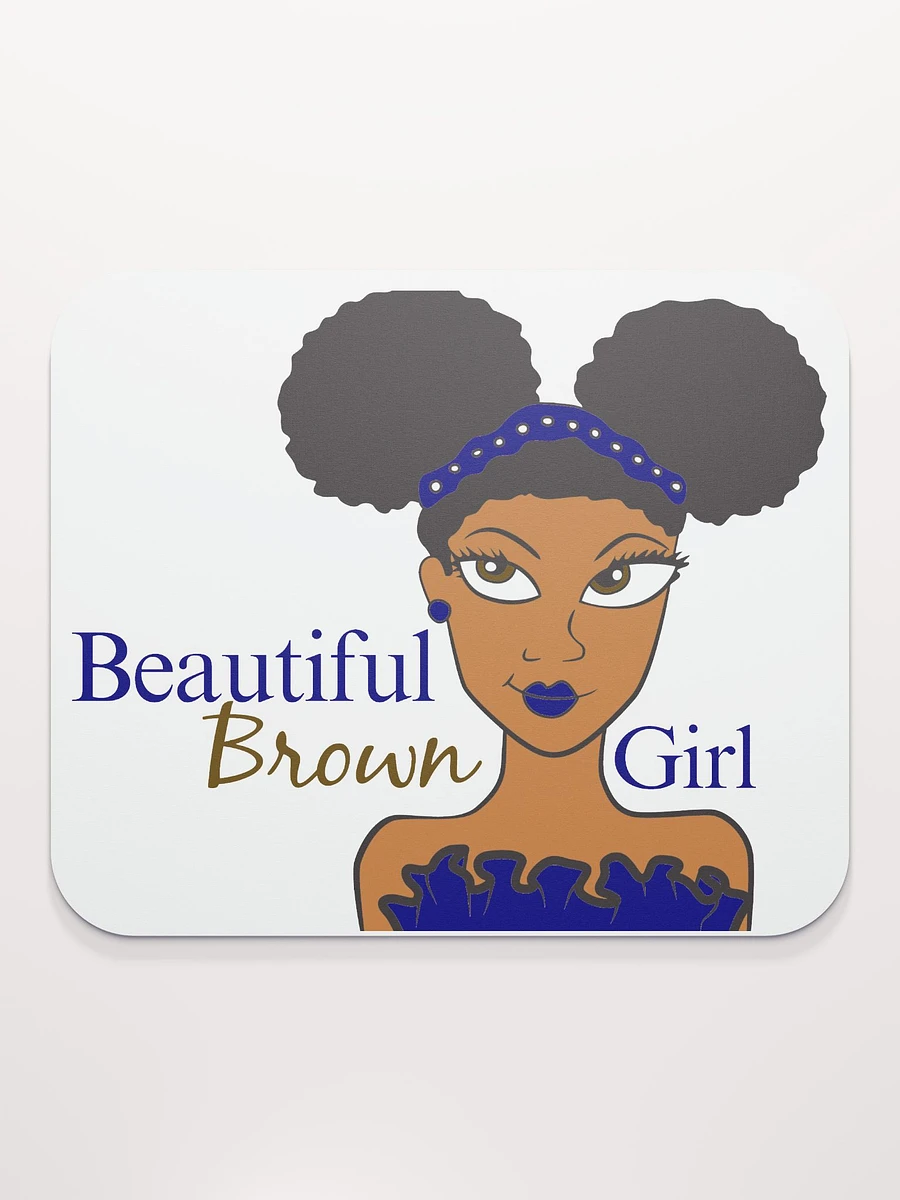Beautiful Brown Girl Mouse Pad product image (2)