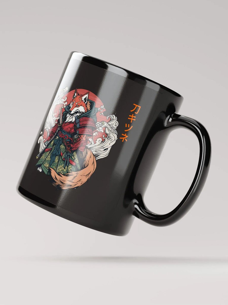 Red Fox Samurai Japanese Kitsune Art Vintage style product image (2)