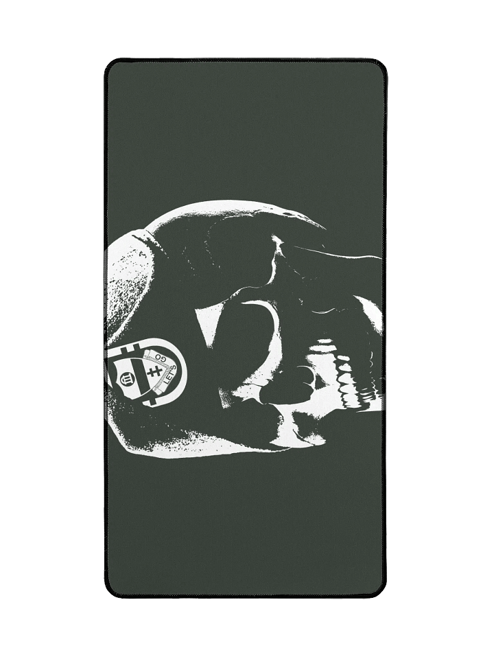 Skull Beret Desk Mat product image (2)