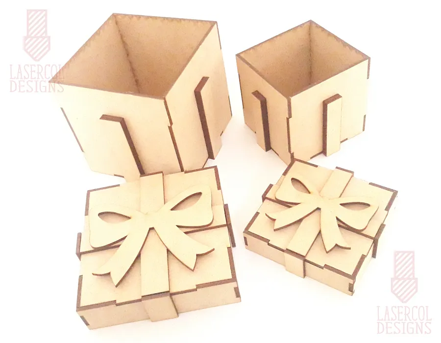 Gift Box (Two Sizes) - Laser Cut Files product image (6)