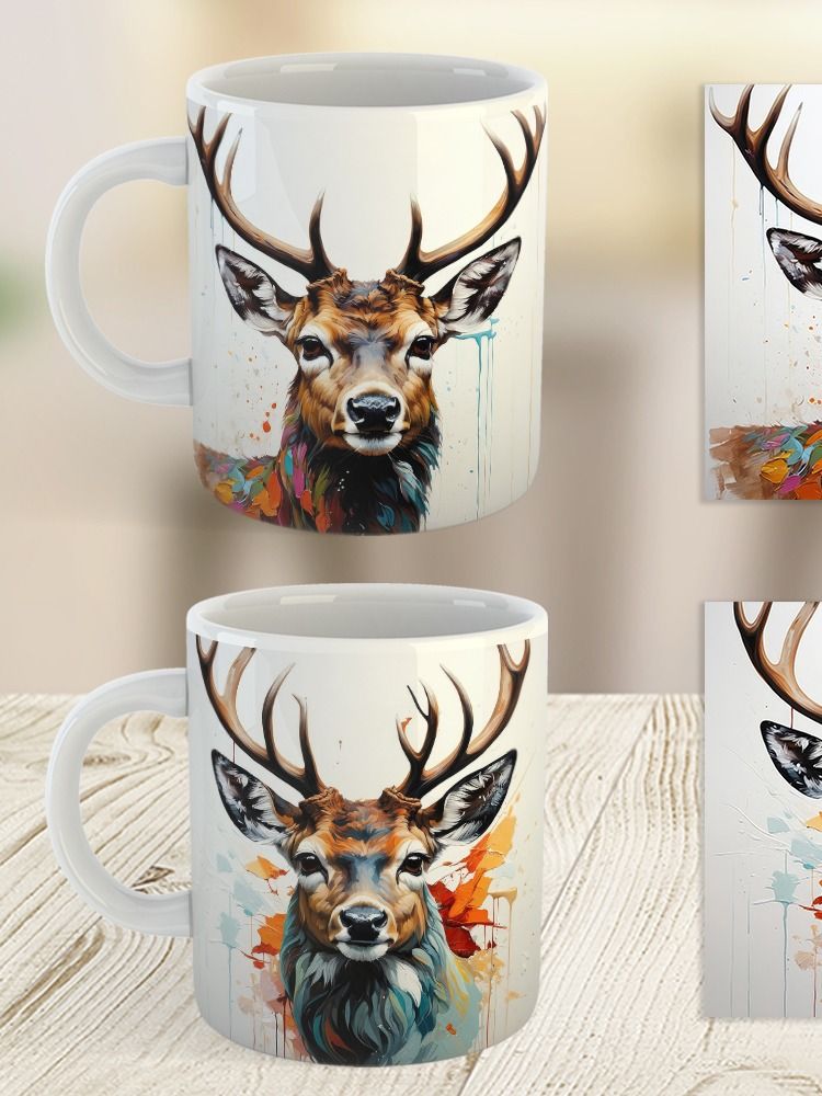Wild Echo Buck Deer Mug product image (7)