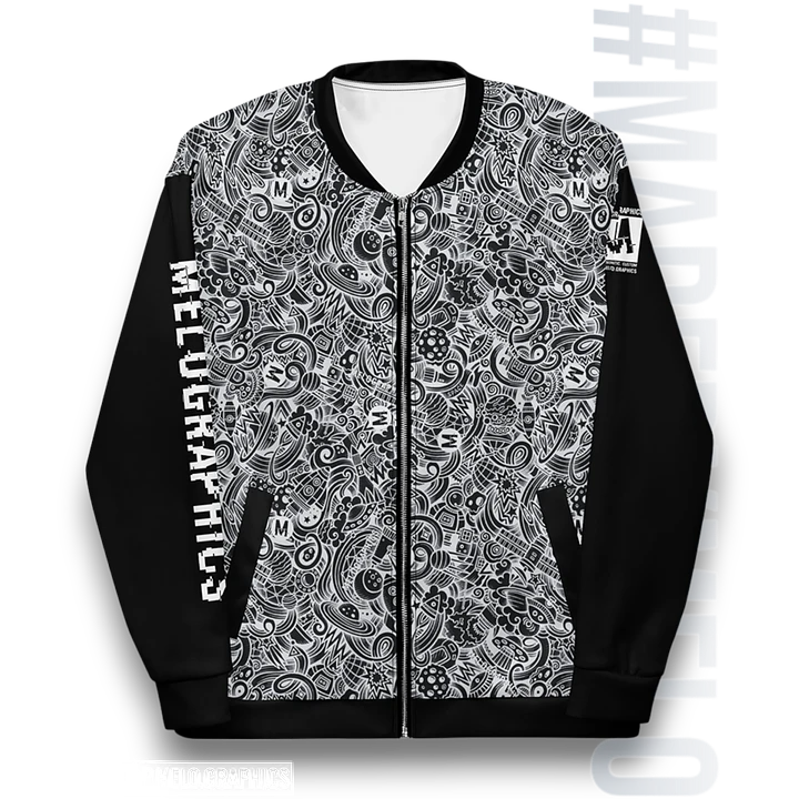 Dark Space Scribble - Ultimate Bomber Jacket | #MadeByMELO product image (1)