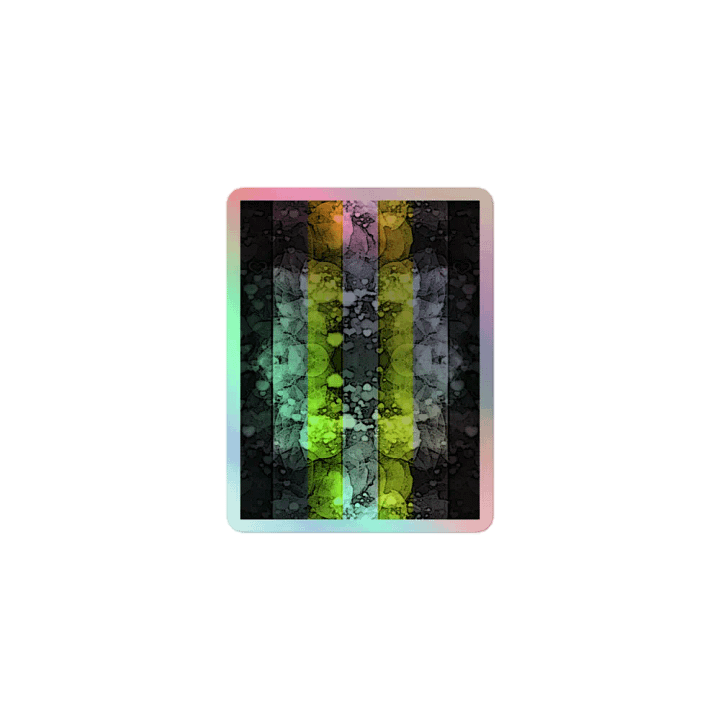 Demigender Pride Flag Sticker (Textured Variation) product image (1)