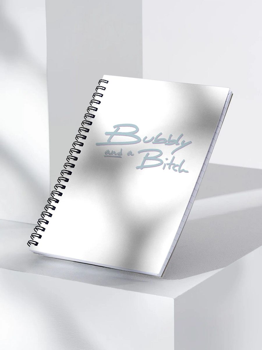 Bubbly and a B*tch ( cotton candy shadow design) notebook product image (4)
