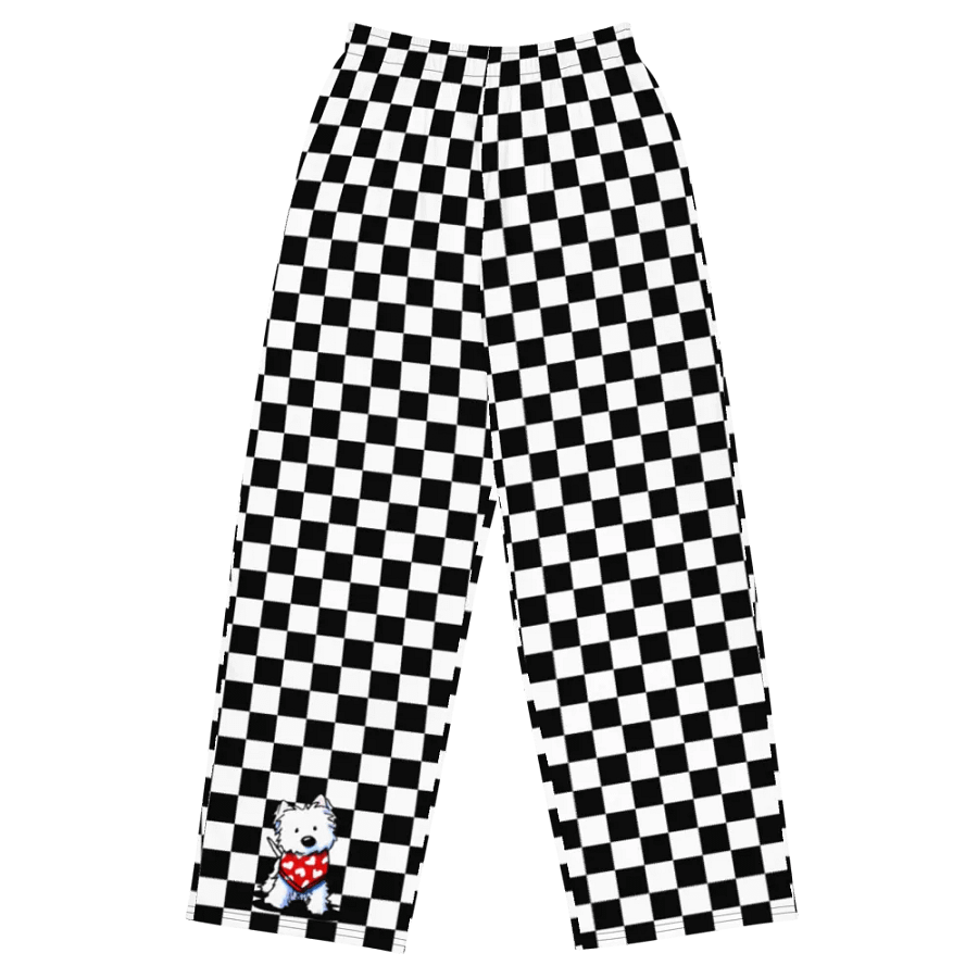 Valentine Westie Checkered Wide Leg Pants product image (3)