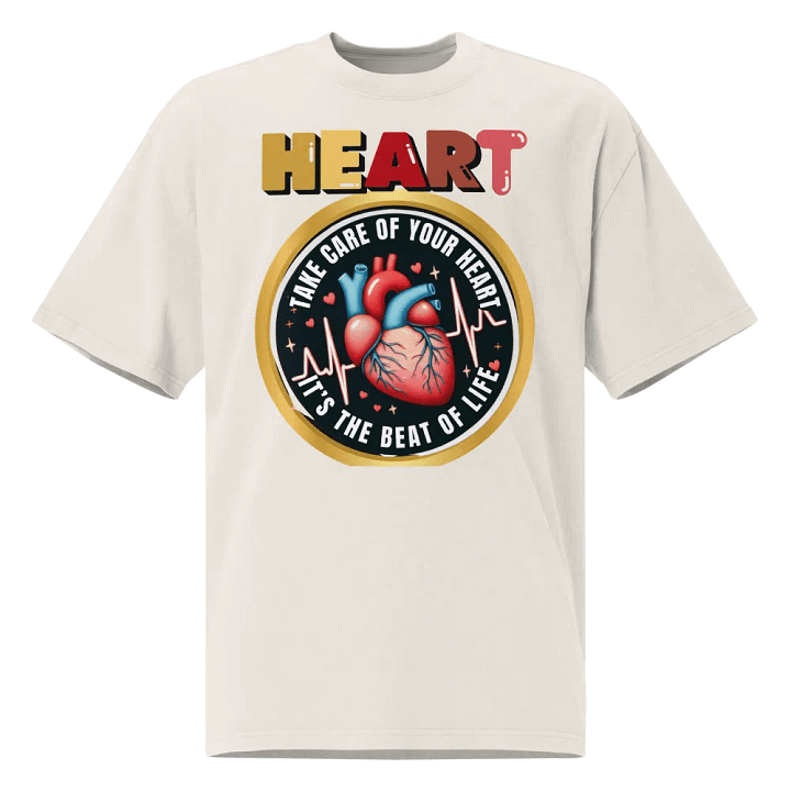 Heartbeat Emblem Oversized Tee product image (2)