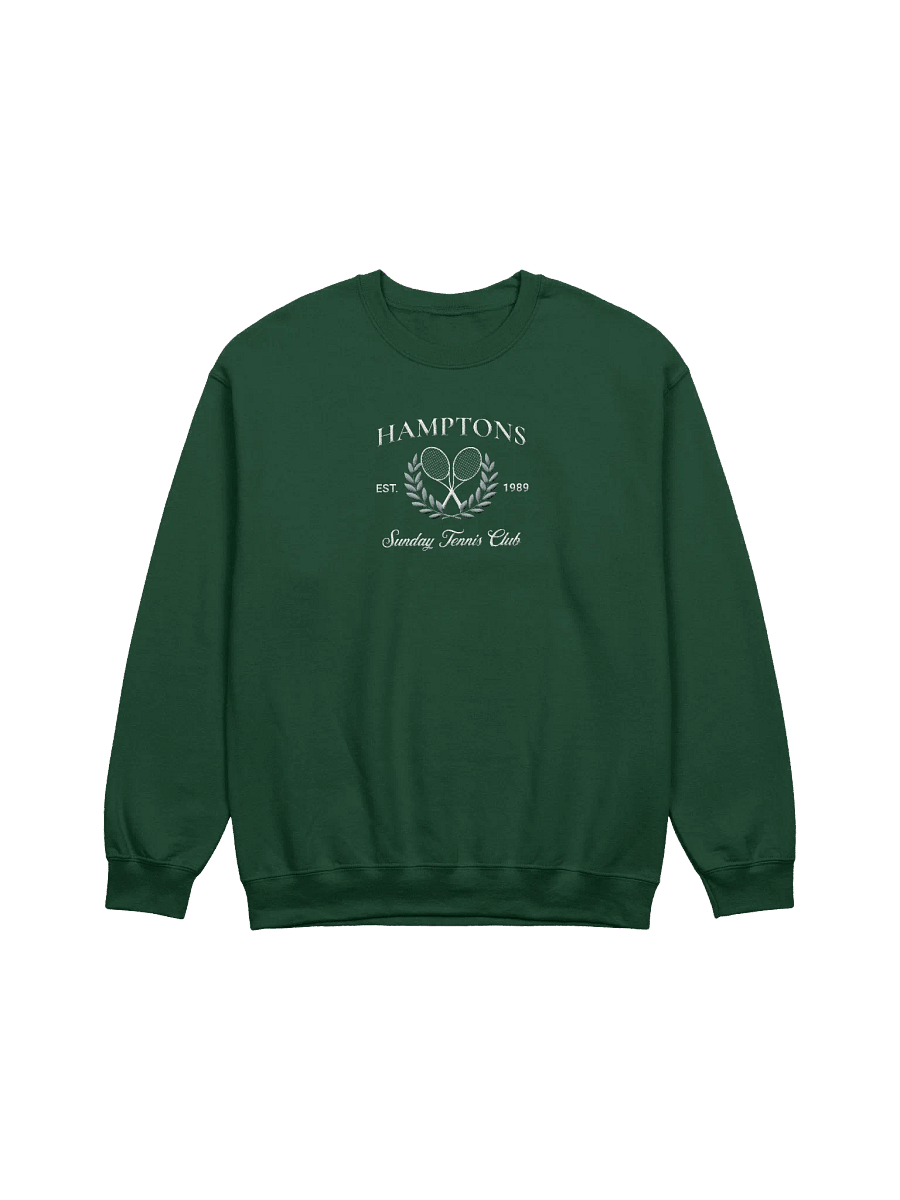 Hamptons Tennis Club Center Embroidery Crewneck product image (7)
