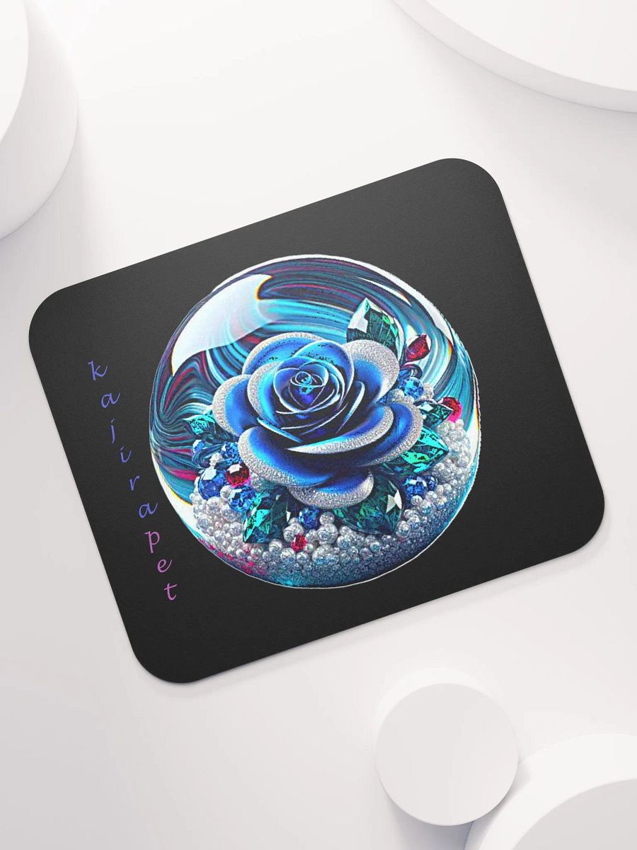 Blue Rose Marble Mousepad product image (7)