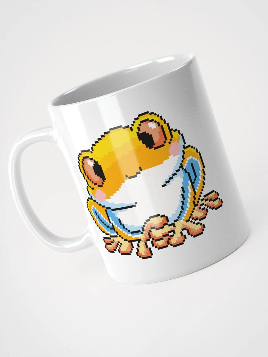 Yellow Rip the Frog White Glossy Mug product image (4)