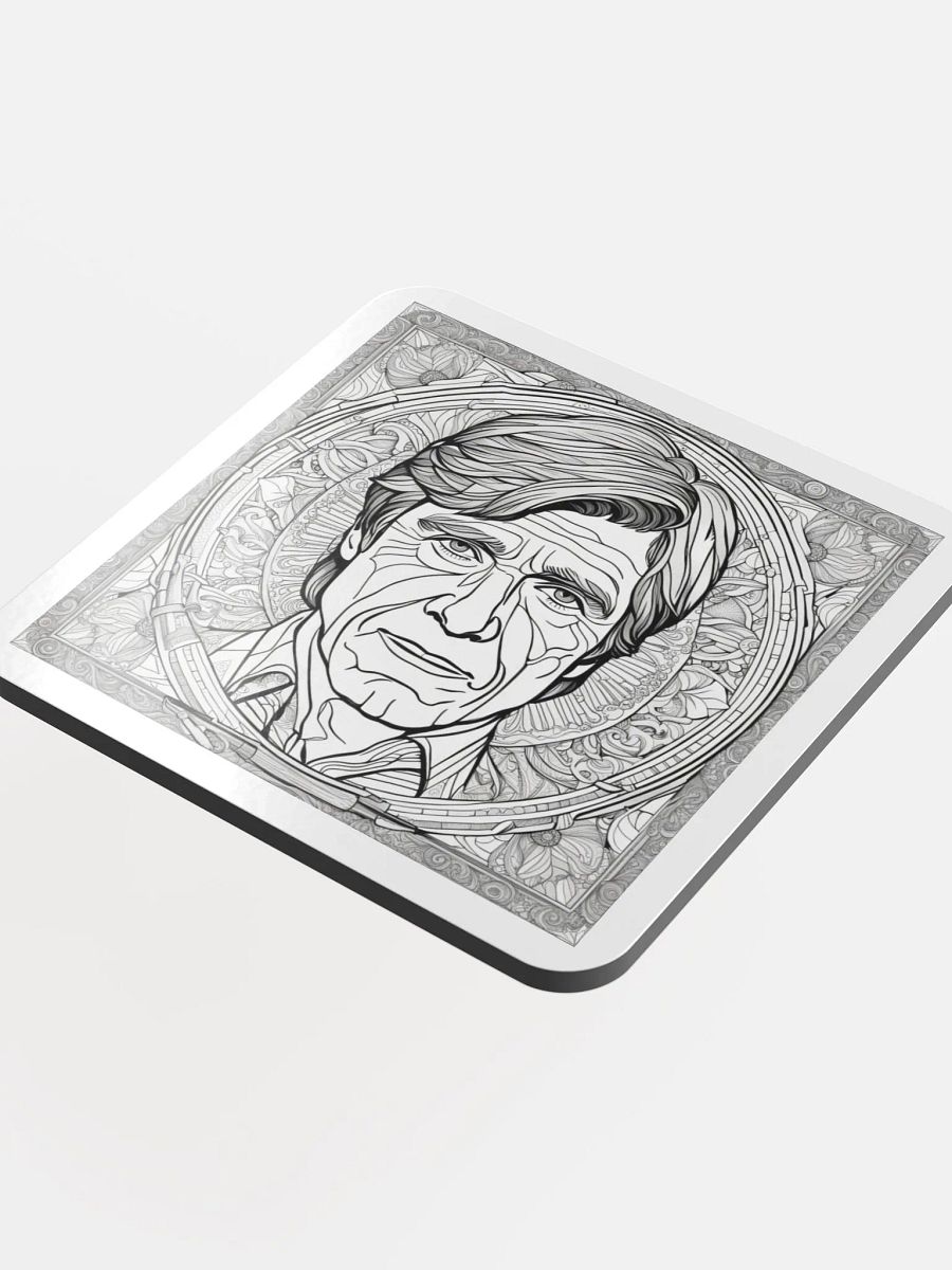 Ornate Visage Cork Coaster product image (4)