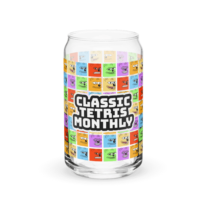 CTM Throwback Bear Tribute Can Glass product image (1)