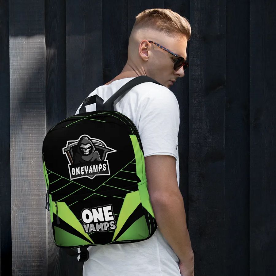OneVamps Backpack Green and Black product image (2)
