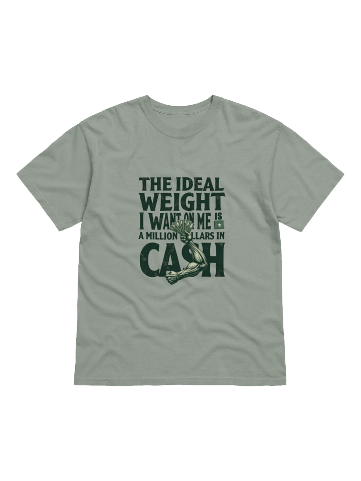 Cash Gains Over Gym Gains - Vintage Comfort: Garment-Dyed Cotton T-Shirt product image (2)