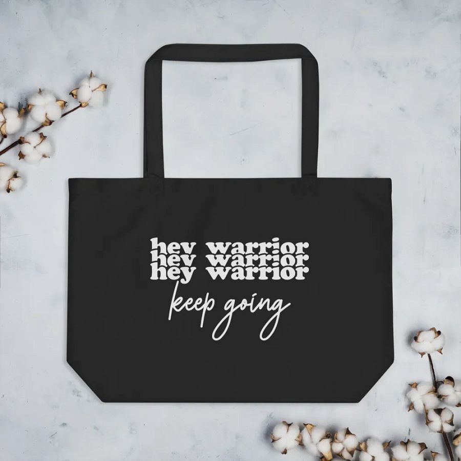Hey Warrior Keep Going Bag product image (3)