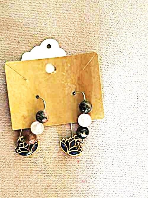 crystal hoop earrings product image (2)