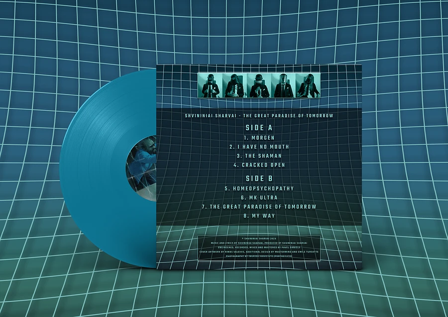 THE GREAT PARADISE OF TOMORROW VINYL (BLUE) product image (2)