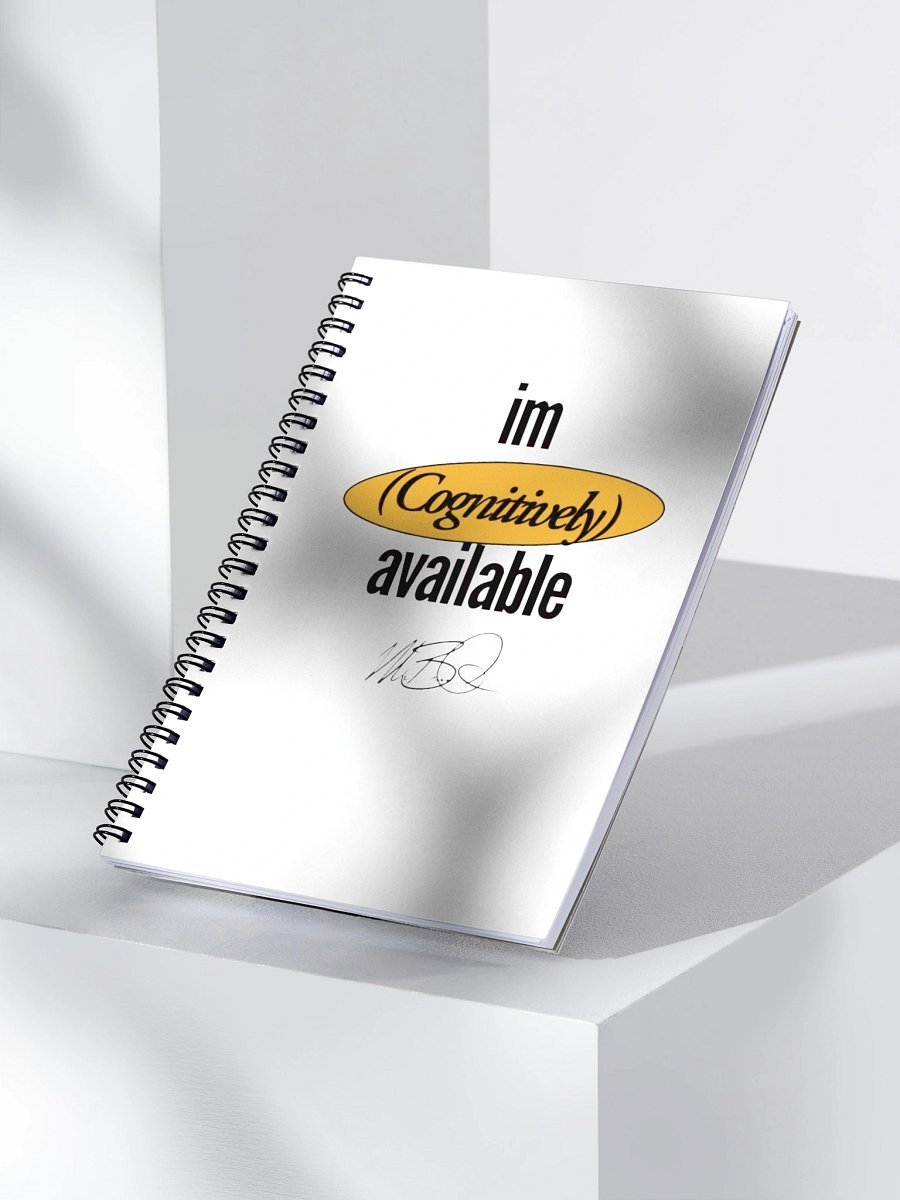 MrBiscuitSpeaks I'm (Cognitively) Available Journal product image (3)