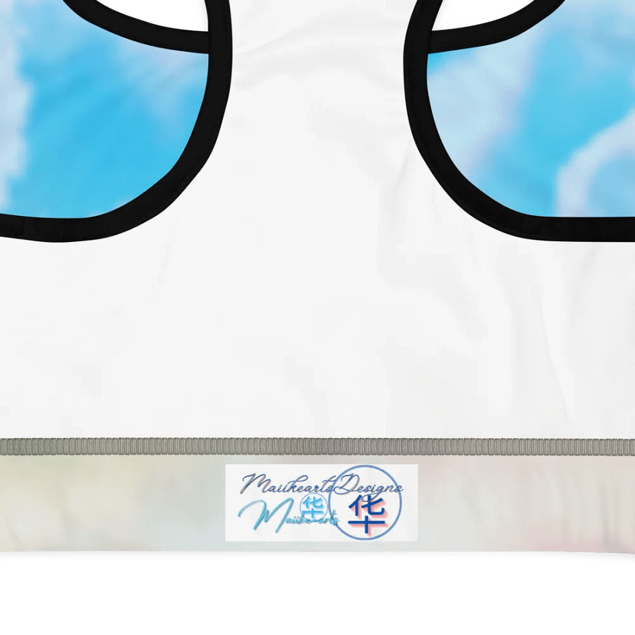 Blur cloud rainbow Design Sports Bra - V6 product image (11)