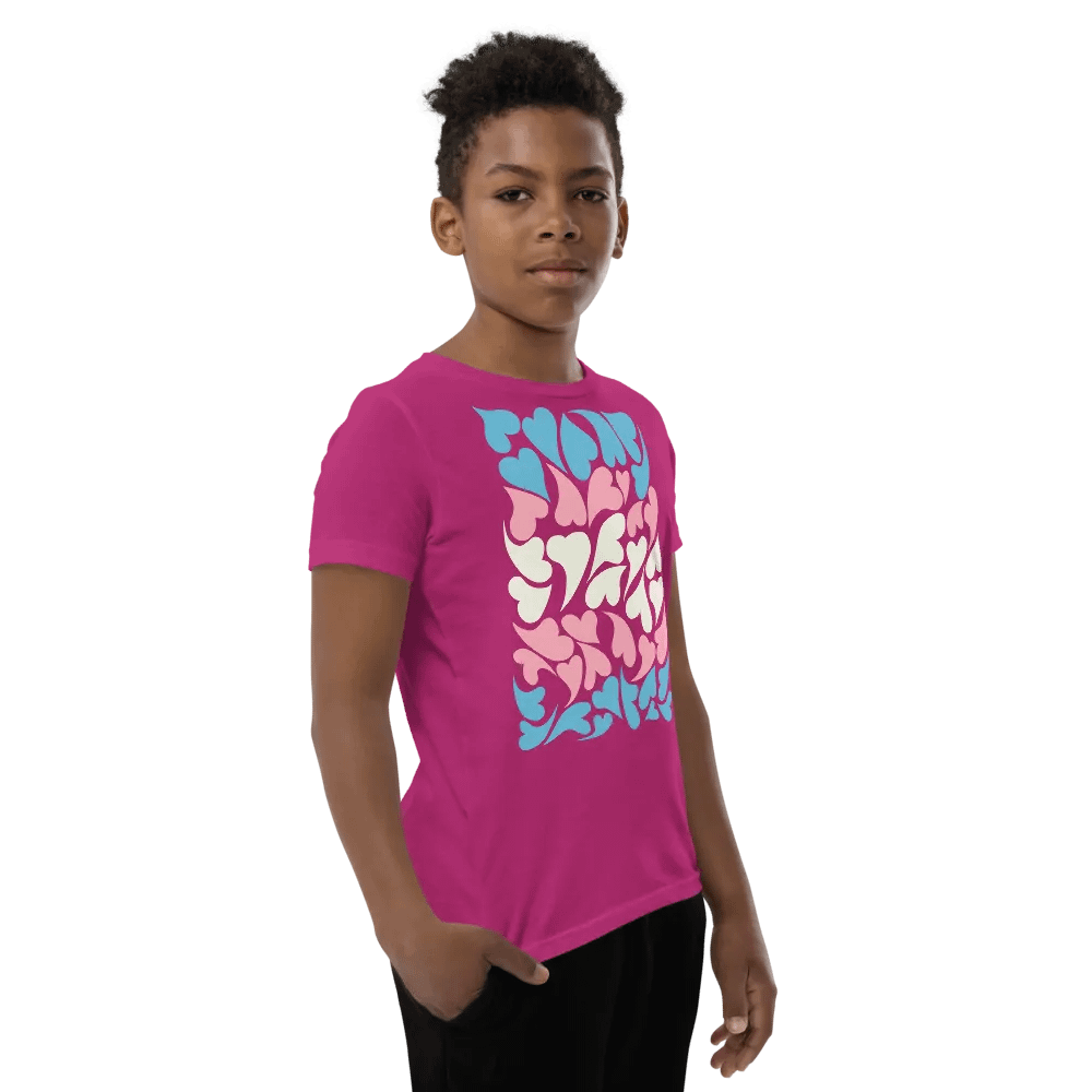 Nestled PRIDE Transgender T-shirt (Youth) product image (38)