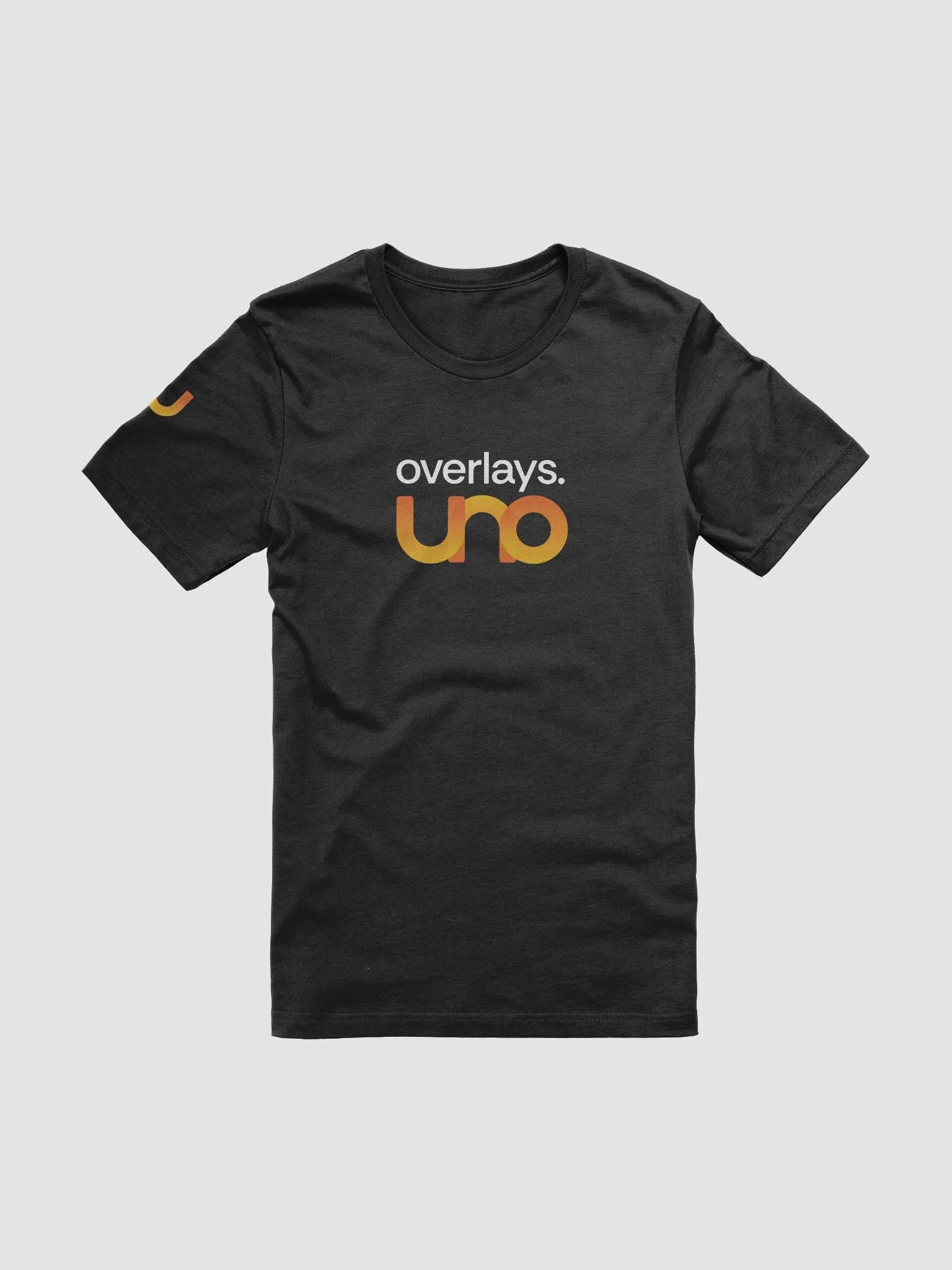 overlays.uno Stacked - Dark T-Shirt product image (1)
