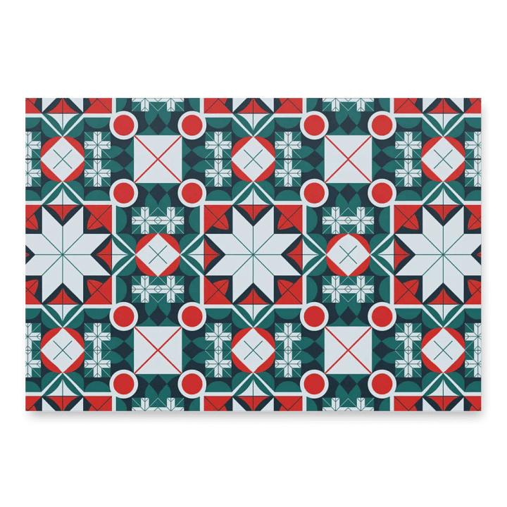 Kaleidoscope patterned Wrapping Paper Sheets (3) product image (2)