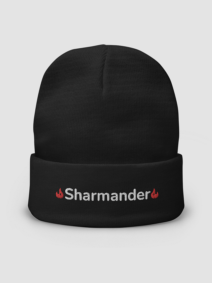 Knit Sharmander Beanie (White) product image (2)